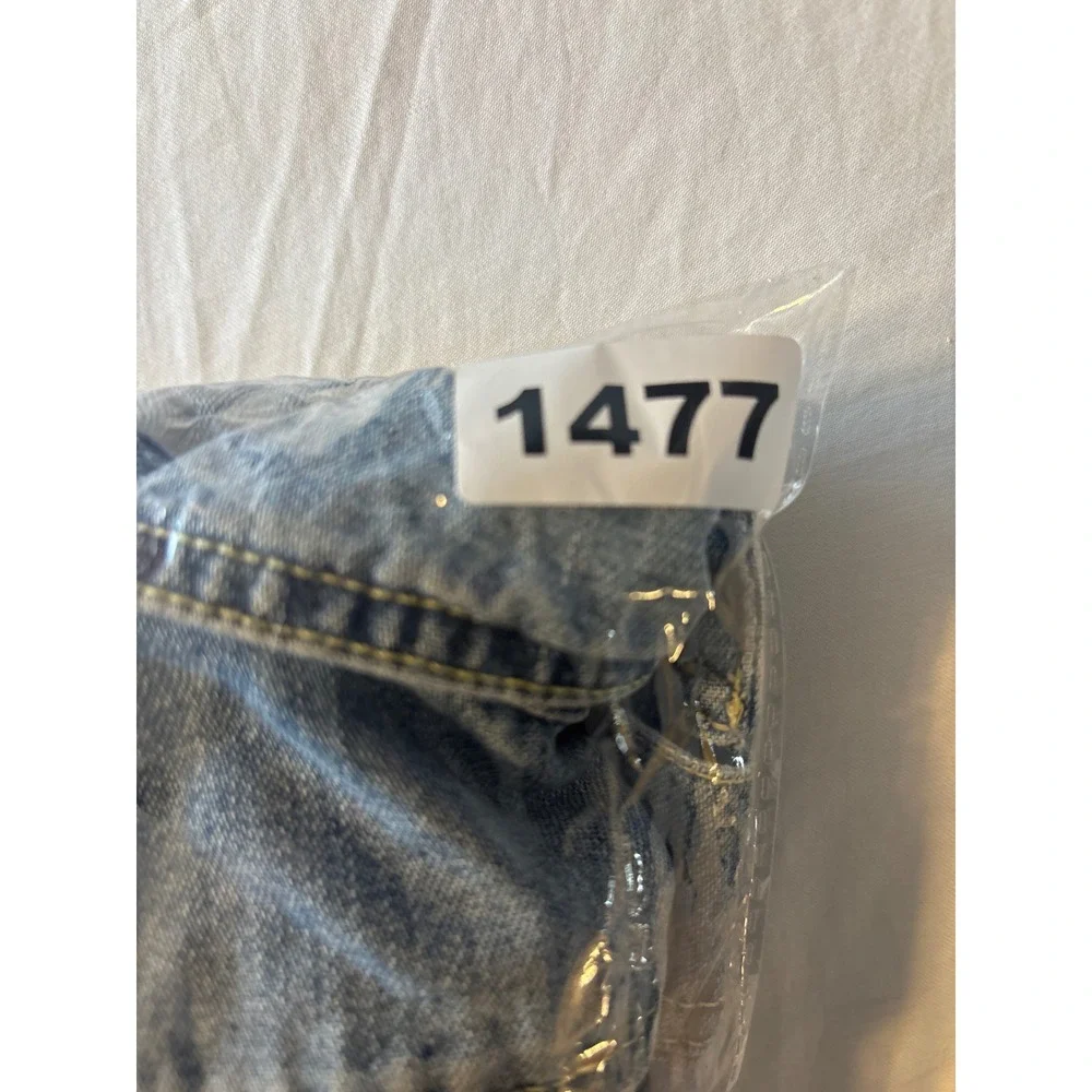 Diesel Orion Denim Jacket Kids XS Blue Good Medium Wash Trucker Zipper Pockets‎